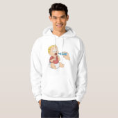 Karo zur Kindertemperatur Hoodie (Vorne ganz)
