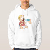 Karo zur Kindertemperatur Hoodie (Vorderseite)