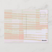 Karoartig Postkarte (Rückseite)