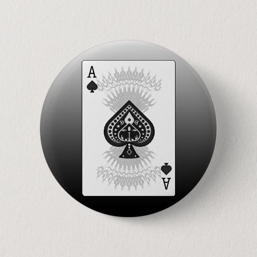 Karoass Poker-Karte: Button (Vorderseite)