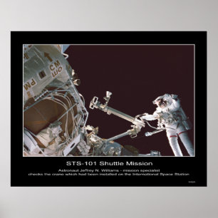 Karokran AstronautJeffrey N. Williams Poster