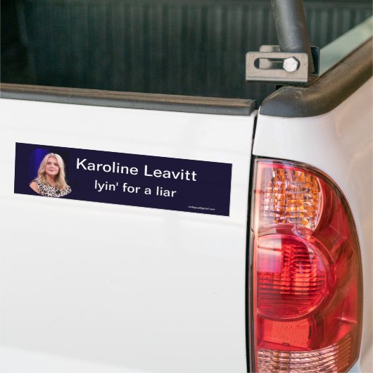 Karoline Leavitt Autoaufkleber (Auf Lkw)