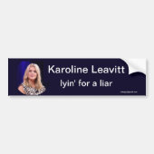 Karoline Leavitt Autoaufkleber (Vorne)