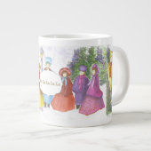 KAROLLE IN DER SAISON Jumbo-Tasse (Vorderseite Rechts)