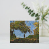 Károly Ferenczy - Auf dem Hügel Postkarte (Stehend Vorderseite)