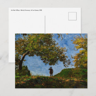 Károly Ferenczy - Auf dem Hügel Postkarte