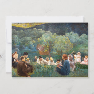 Károly Ferenczy - Bergpredigt Dankeskarte