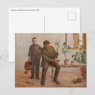 Károly Ferenczy - Gärtner Postkarte