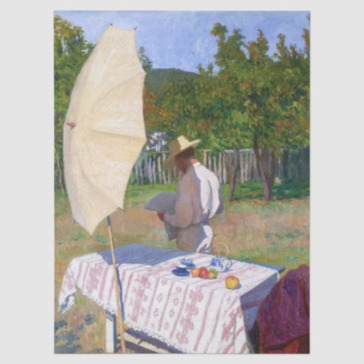 Károly Ferenczy - Oktober Seidenpapier (Vorderseite)