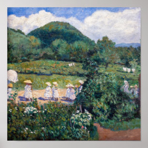 Károly Ferenczy - Picknick im Mai (Sommertag) Poster