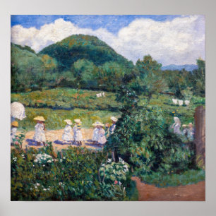 Károly Ferenczy - Picknick im Mai (Sommertag) Poster