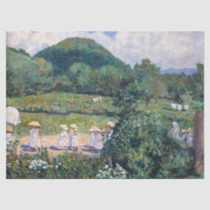 Károly Ferenczy - Picknick im Mai (Sommertag) Seidenpapier