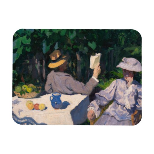 Károly Ferenczy - Sonniger Morgen Magnet (Horizontal)