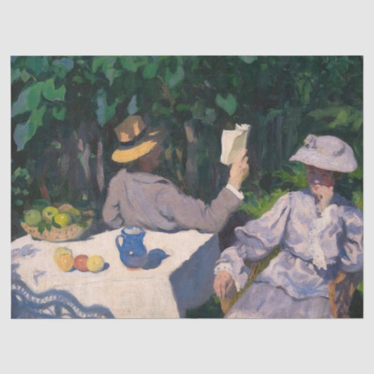 Károly Ferenczy - Sonniger Morgen Seidenpapier (Vorderseite)