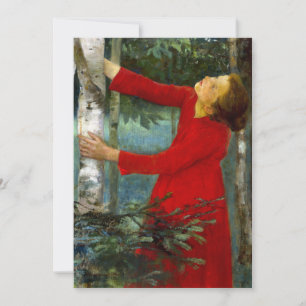 Károly Ferenczy - Vogelgesang Dankeskarte