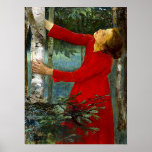 Károly Ferenczy - Vogelgesang Poster
