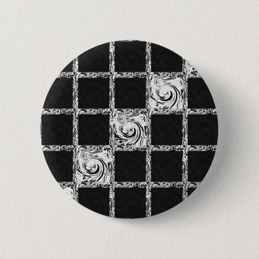 Karomuster Button (Vorderseite)