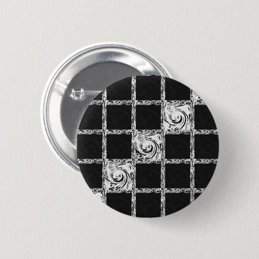 Karomuster Button (Vorne & Hinten)