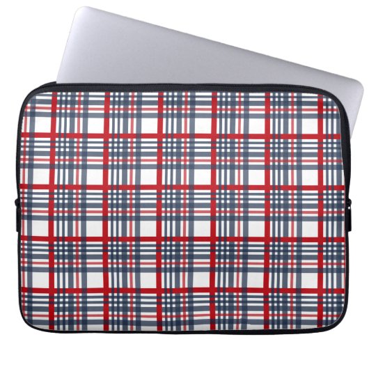 Karomuster Laptopschutzhülle (Vorderseite)