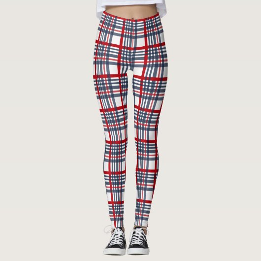 Karomuster Leggings (Vorderseite)