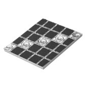 Karomuster Notizblock (Rotiert)