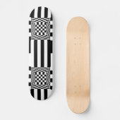 Karomuster Skateboard (Vorderseite)