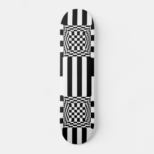 Karomuster Skateboard (Vorderseite)