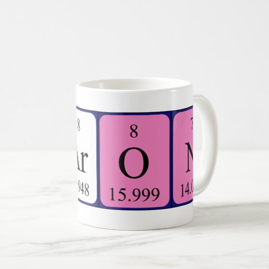 Karon Periodenname Tasse (VorderseiteRechts)