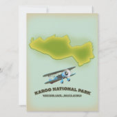 Karoo National Park Western Cape Südafrika Karte (Rückseite)