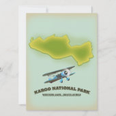 Karoo National Park Western Cape Südafrika Karte (Vorderseite)