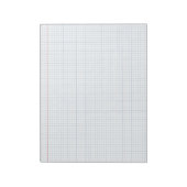 Karopapier-Hintergrund Mathematik-Grafikenblatt Notizblock (Rotiert)