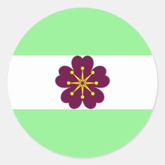 Karorische Strangrunde (20 Zähle) Runder Aufkleber