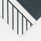 Karos an der Tafel geprüft Fleecedecke (Ecke)