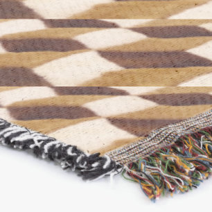 KAROS IN SCHATTEN VON BROWN KARIERT TARTAN 2 DECKE