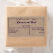 Karosserie-Etikett für lila Texkosmetik (Insitu)