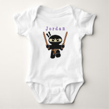 Karosserieanzug lustig , Ninja Baby Bodysuit