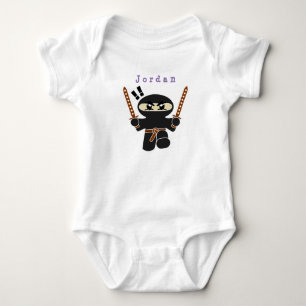 Karosserieanzug lustig , Ninja Baby Bodysuit Strampler