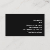 Karosseriereparatur für Berufliches Auto Visitenkarte (Rückseite)