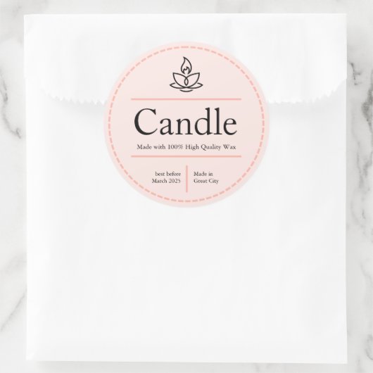 Karosserietetiketten, Karosserietetiketten, Lebens Runder Aufkleber (Tasche)