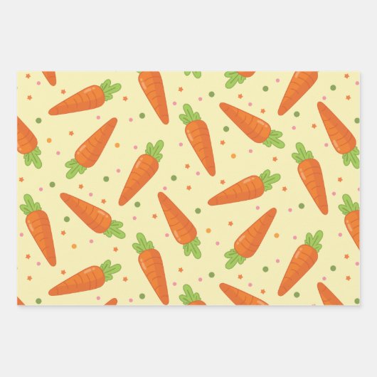 Karotë Geschenkpapier Set (Vorderseite)