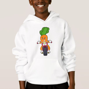 Karotte als Fahrrad mit Motorrad.PNG Hoodie
