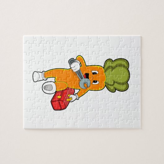 Karotte als Mechanik mit Toolbox Puzzle (Horizontal)