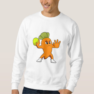 Karotte beim Handballspieler mit Handball Sweatshirt