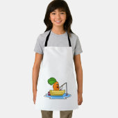 Karotte im Boot beim Angeln mit Angelstange Schürze (Insitu)