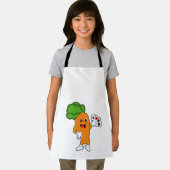 Karotte im Poker mit Poker-Karten Schürze (Insitu)