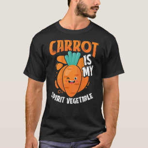 Karotte ist mein Geist Gemüse Rückdruck Gemüse T-Shirt