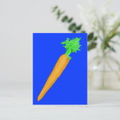 Karotte Postkarte (Stehend Vorderseite)