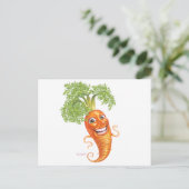 Karotte Postkarte (Stehend Vorderseite)