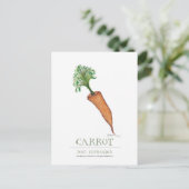 Karotte, Tony Farandes Postkarte (Stehend Vorderseite)