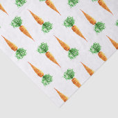 Karotten-Aquarellmuster Seidenpapier (Ausschnitt)